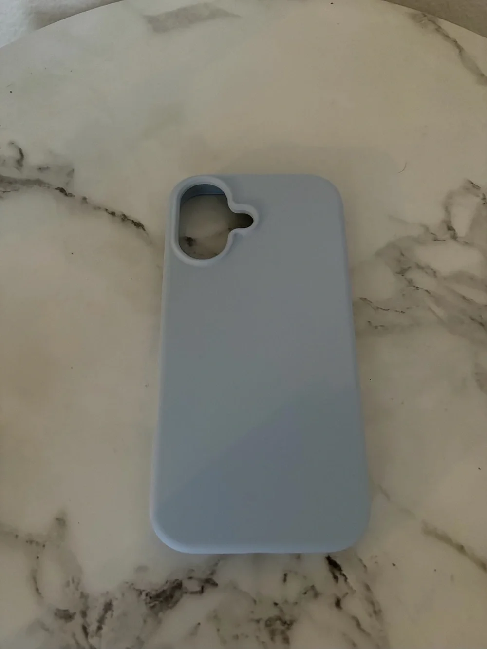 Light Blue Silicone Phone Case - Unbranded IPhone 17